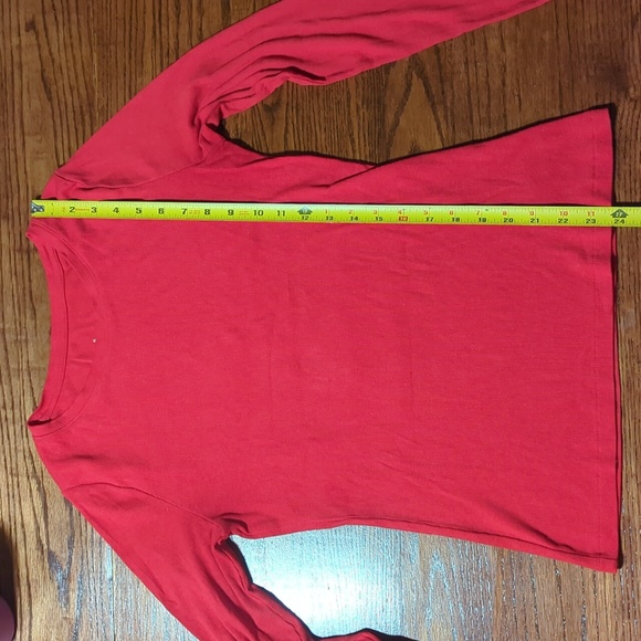 A New Day Women's Red Long Sleeve Shirt - Picture 6 of 9